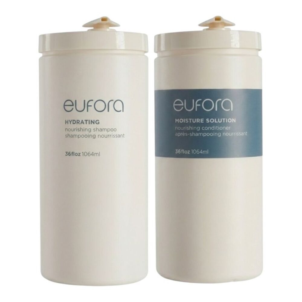 Eufora Hydrating Shampoo &  Moisture Solution Conditioner 36 Oz Set